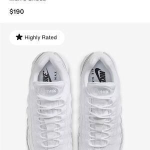 Nike White Sneakers Classic Minimalist Design